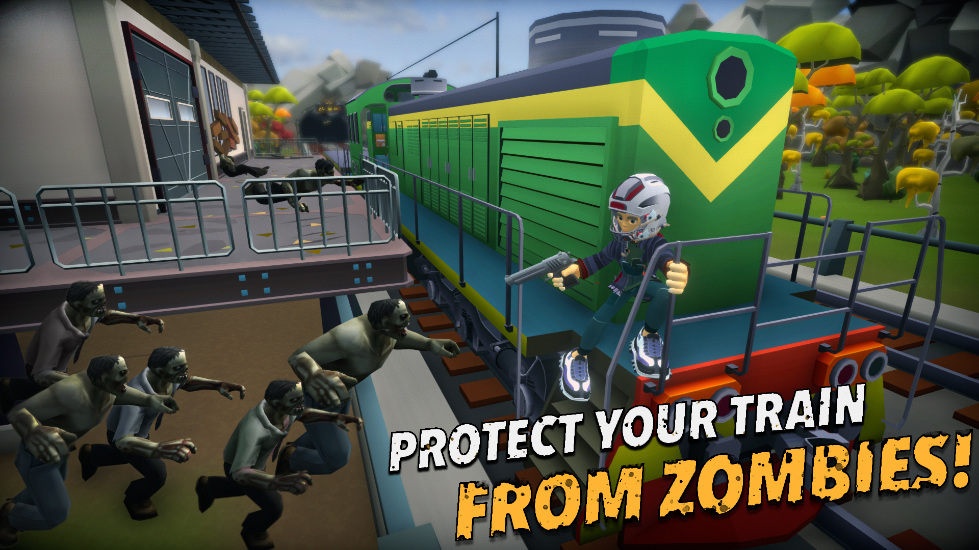 Zombie Train: Survival games游戏截图