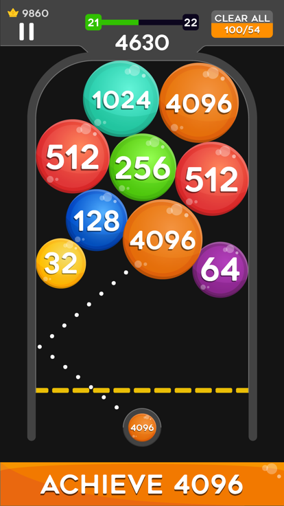 Merge Pop 4096!游戏截图