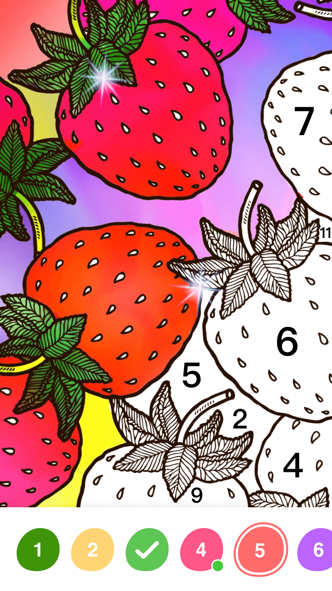 艺术数字填色书游戏截图