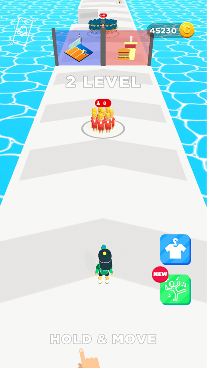 Bloger Run: 3D Crowd Battle!游戏截图