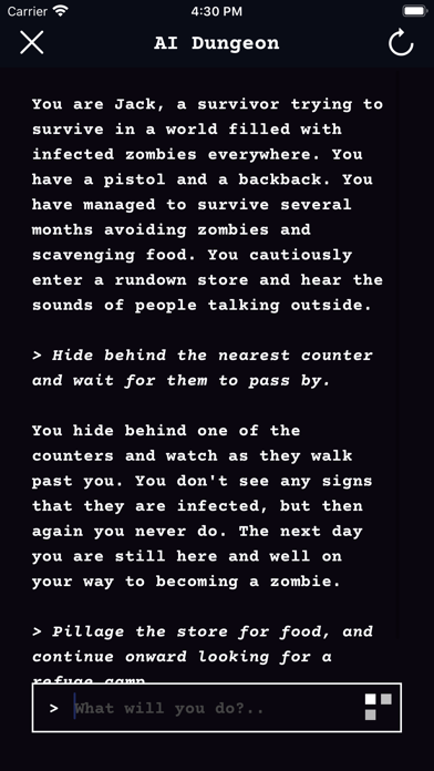 AI Dungeon游戏截图