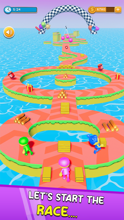 捷径跑 3d：赌注竞赛游戏截图