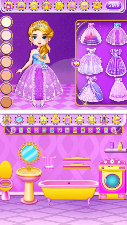 布置房间 屋女生小游戏 - 女生小 漂亮的娃娃游戏截图