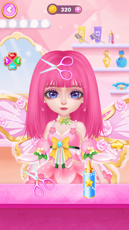 公主游戏美发化妆养成游戏截图