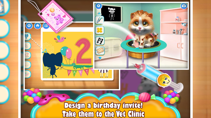 Fluffy Pets Birthday Party Fun游戏截图