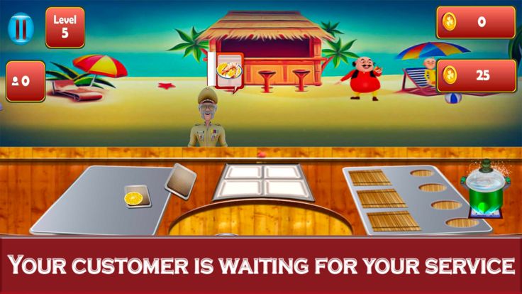 Motu Patlu Cooking Master Game游戏截图