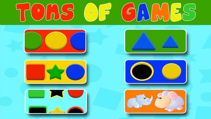 Smart Preschool Baby Shapes and Colors by Learning Games for Toddlers游戏截图