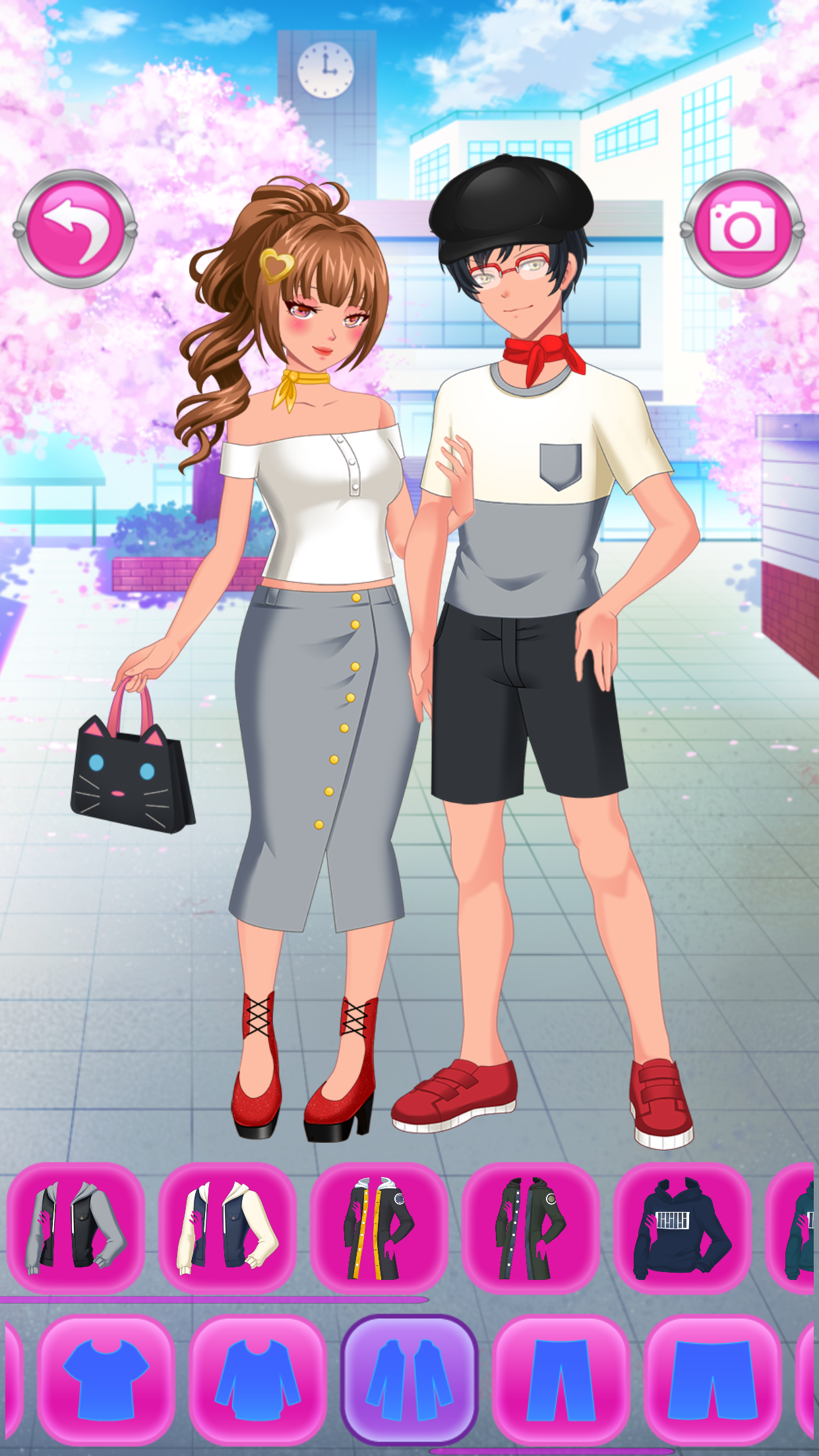 Games Dress Up Anime Couple