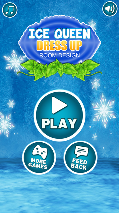 Ice Queen Dress Up Salon Room Design and Painting: Game for kids toddlers and boys游戏截图