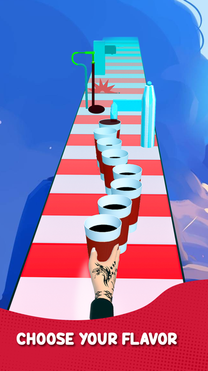 Coffee Cup Stack Rush Games 3D游戏截图