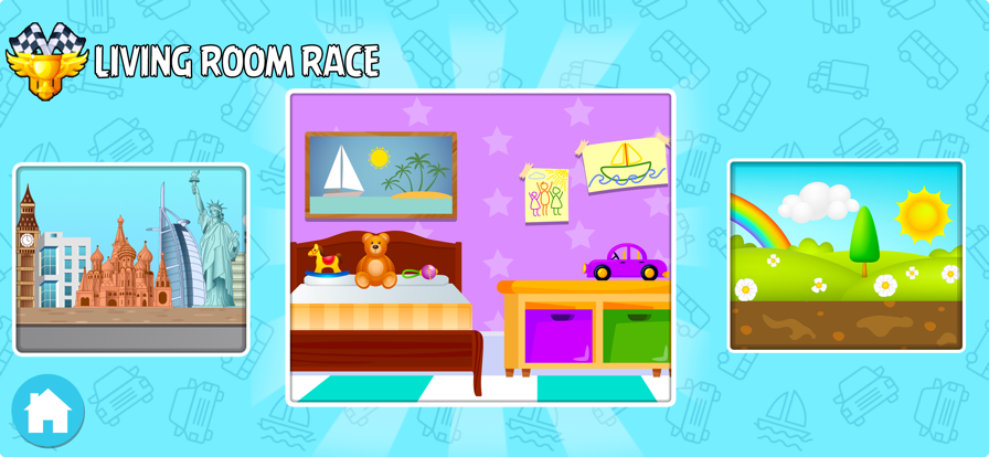 Monster Trucks Stunt Race Game游戏截图