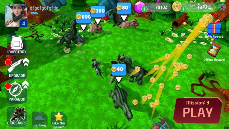 Dinosaur Park: Jurassic Chase游戏截图