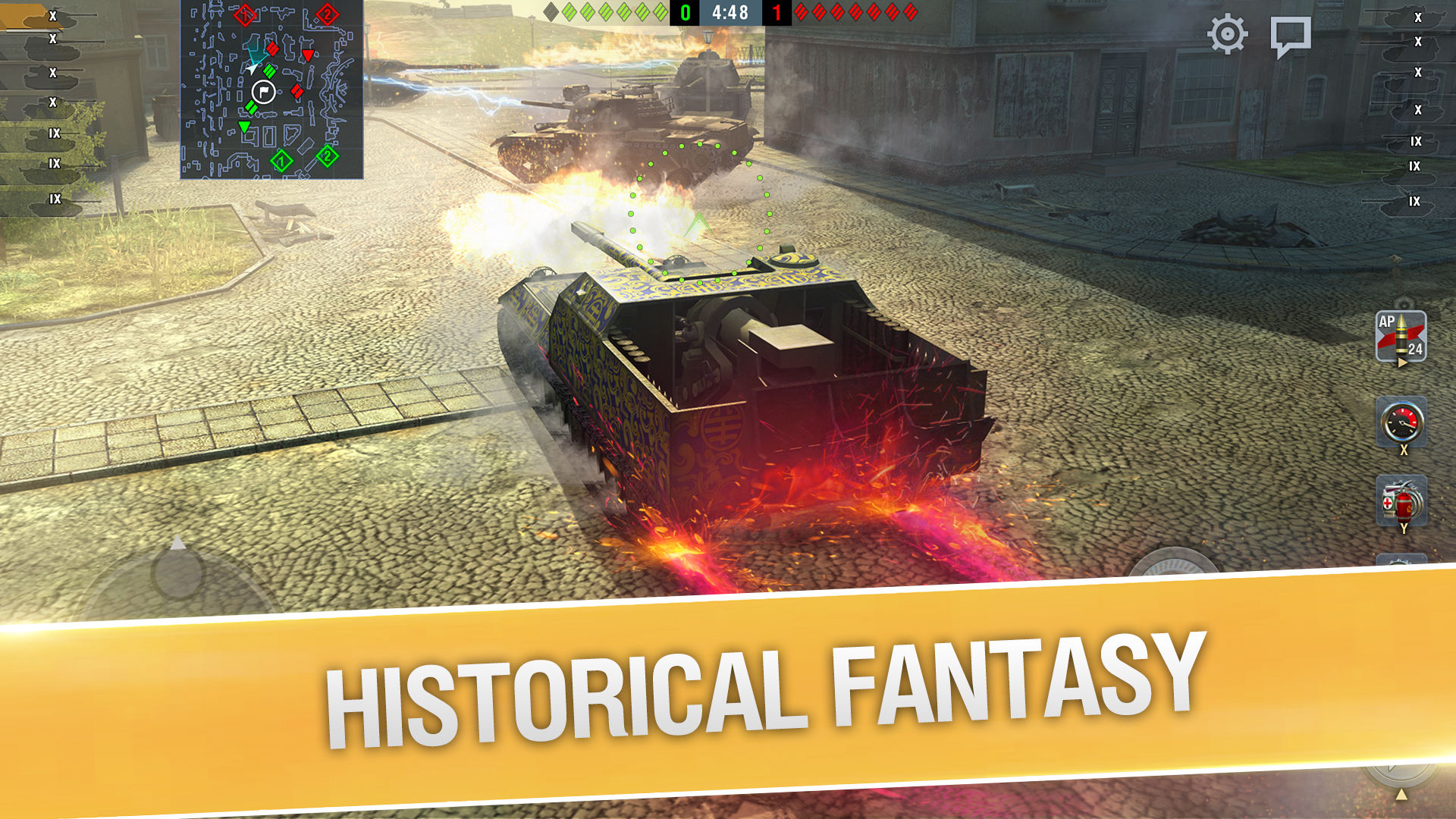 Screenshot of World of Tanks Blitz