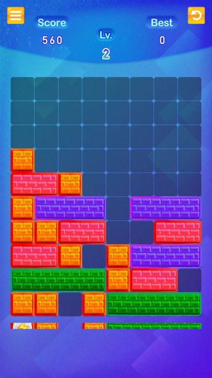 Slide Block Puzzle funny games游戏截图