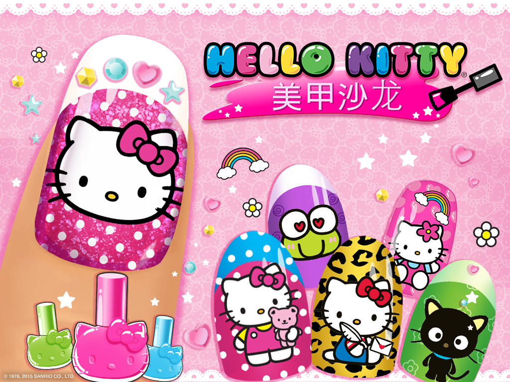 Hello Kitty 美甲沙龙游戏截图