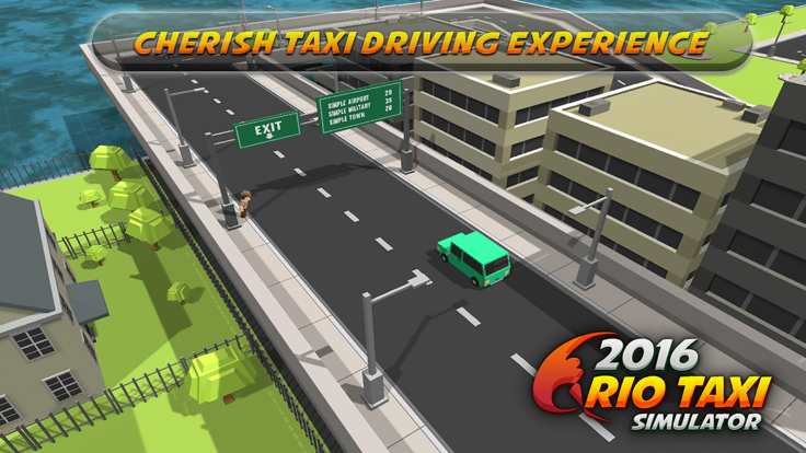 内市出租车驾驶模拟器游戏截图