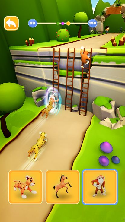 Animal Shifting: Transform Run游戏截图