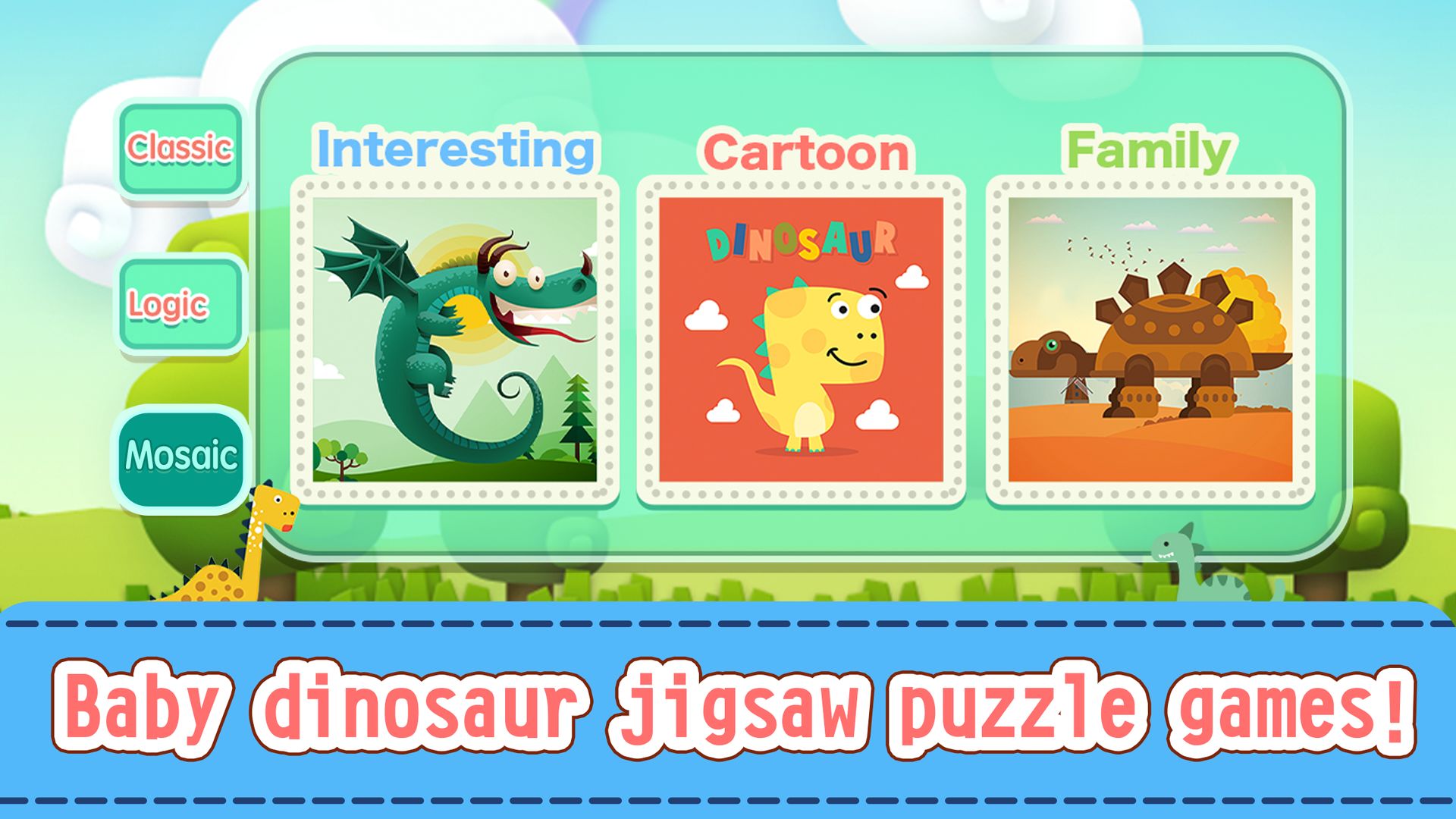 Screenshot of Kids Game: Dinosaur jigsaw-Jurassic World Paradise