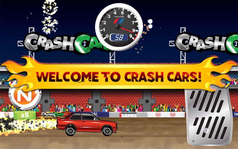 Crash Cars - A Physics Smashing Demolition Derby游戏截图
