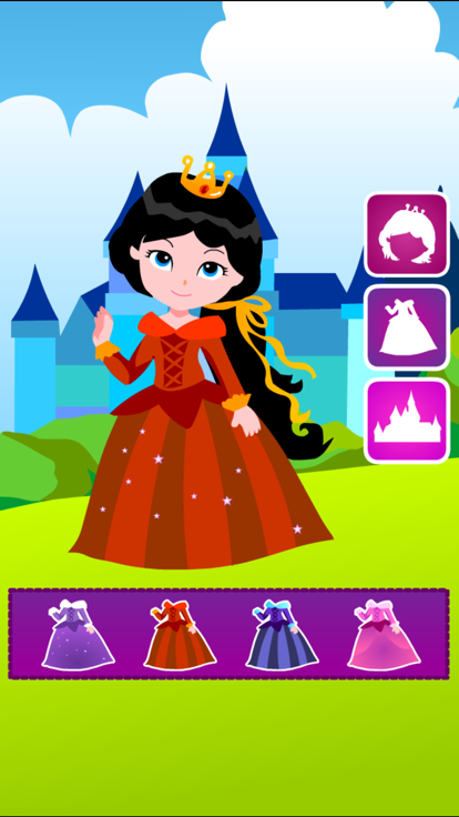 公主换装游戏-儿童公主女生游戏大全游戏截图