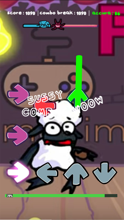 FNF Amanda the Adventurer游戏截图