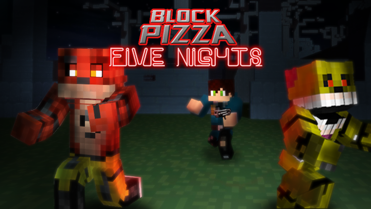 Block Pizza Five Nights游戏截图