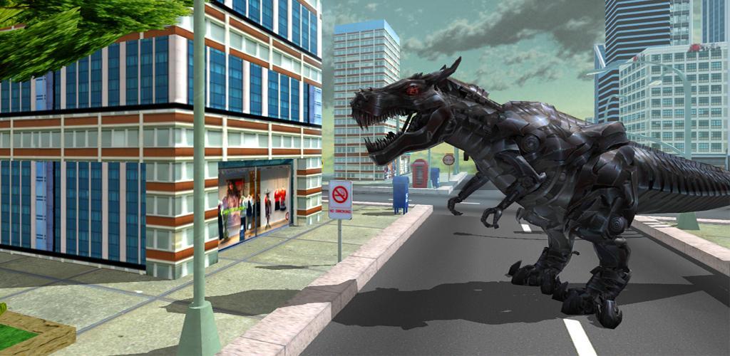 Futuristic Robot T-Rex 3D游戏截图