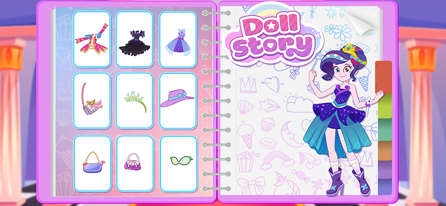 Paper Doll Dress Up Diary游戏截图