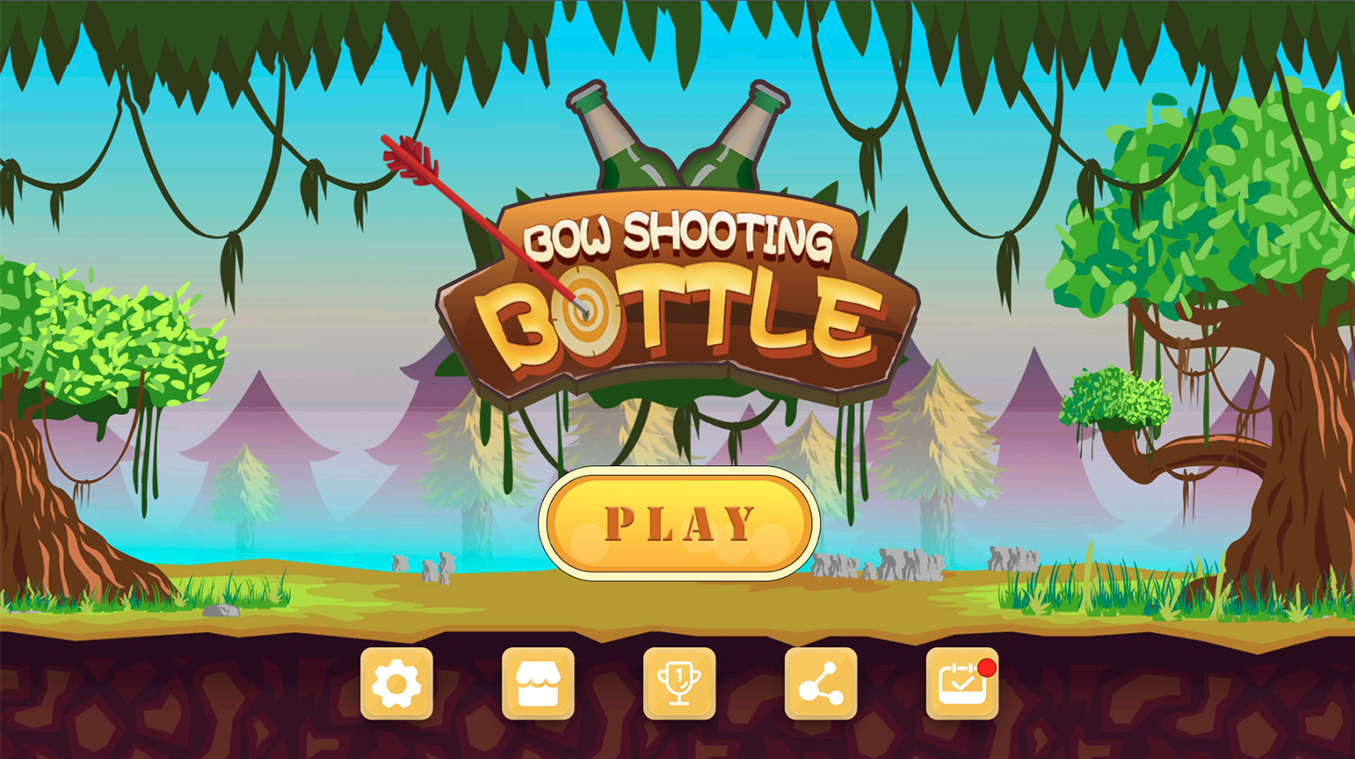 弓箭手与瓶游戏截图