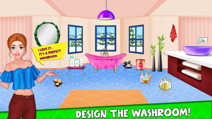 House Designing Game Girl Game游戏截图