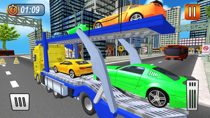 Truck Car Transporter Sim 3D游戏截图