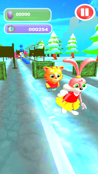 Easter Bunny Run Rush Egg Hunt游戏截图