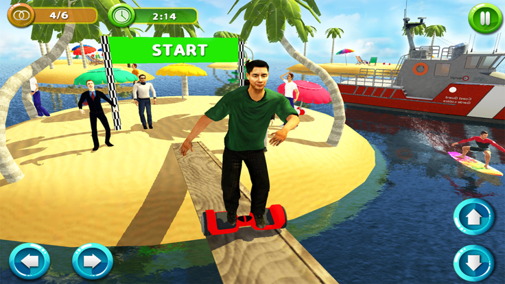 Beach Race :Scooter Stunt Game游戏截图