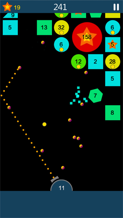 物理弹珠 - 疯狂弹球打砖块游戏游戏截图