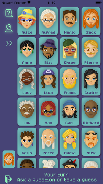 Guess Who? The Pixel Game游戏截图