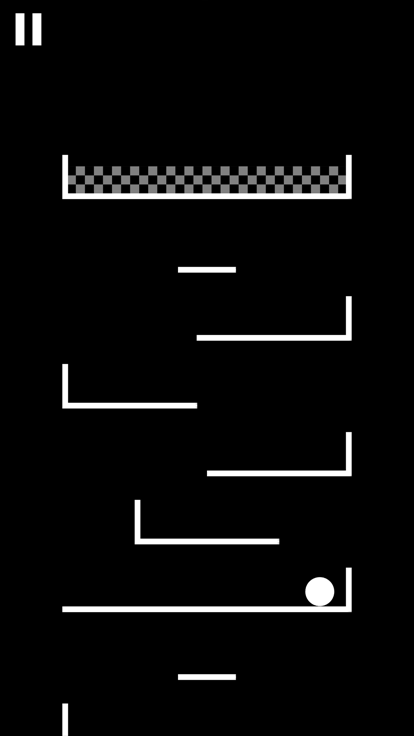 跳跃的白球游戏截图