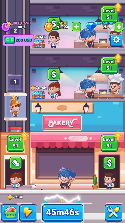 Idle Canteen Tycoon: Idle Food游戏截图