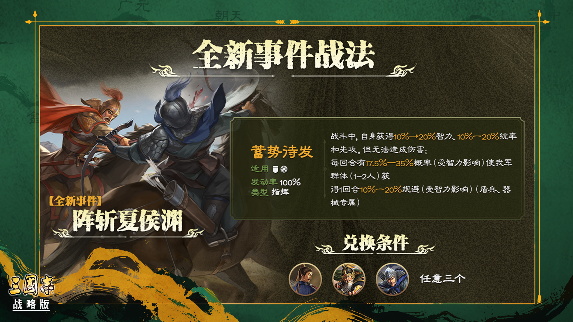 全新事件战法