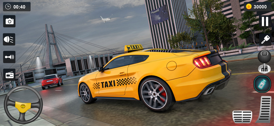 Taxi: Car Driving Sim Game游戏截图