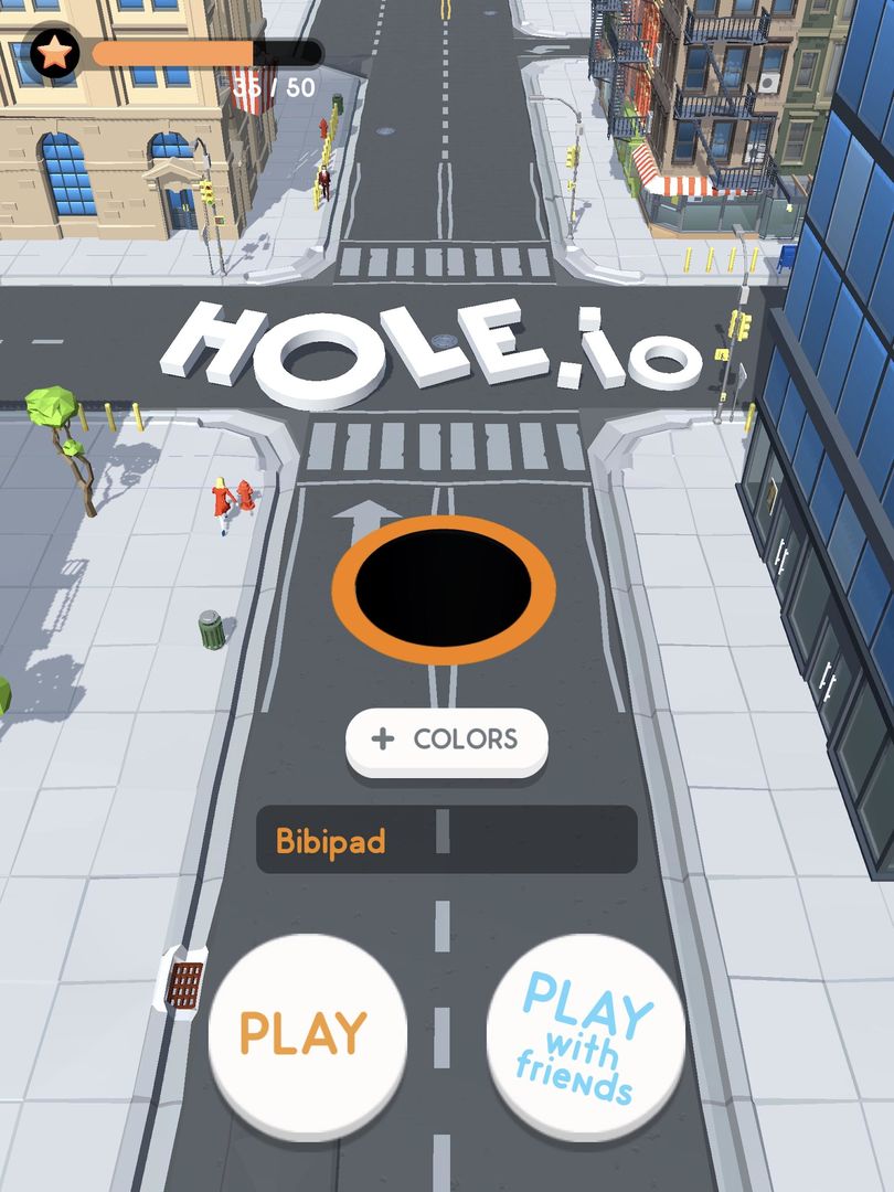 Screenshot of Hole.io
