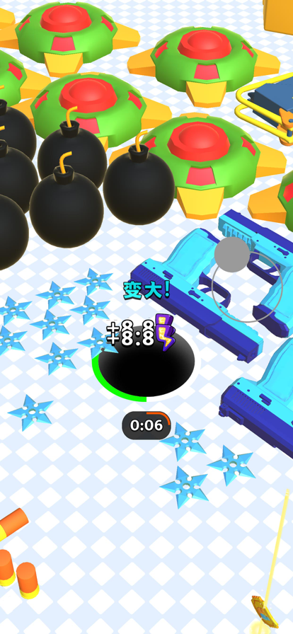 贪吃黑洞 - 疯狂入侵计划，黑洞模拟器游戏截图