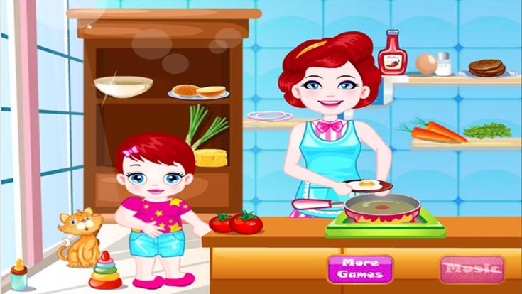 Baby Cooking Assistant - Help Mom to Make breakfast游戏截图