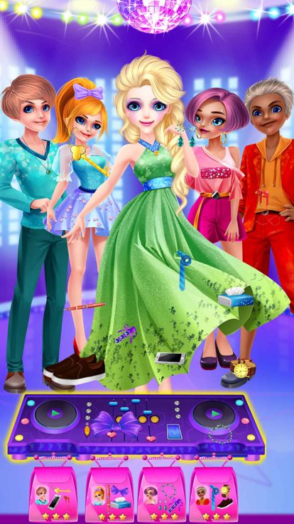 明星时尚礼服派对-女孩游戏游戏截图