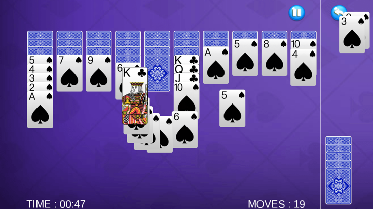 我们的蜘蛛纸牌游戏截图