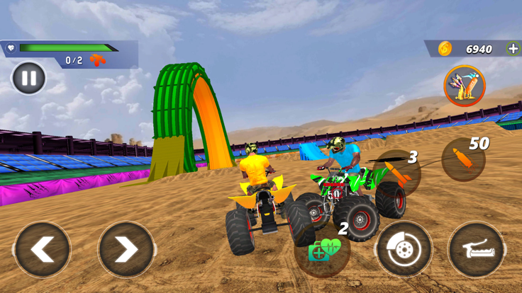 ATV Quad Bike - Mountain Derby游戏截图