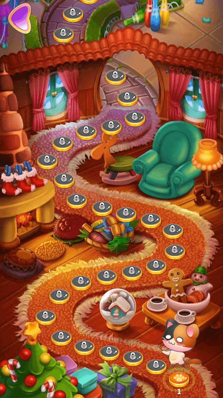 猫咪泡泡龙游戏截图