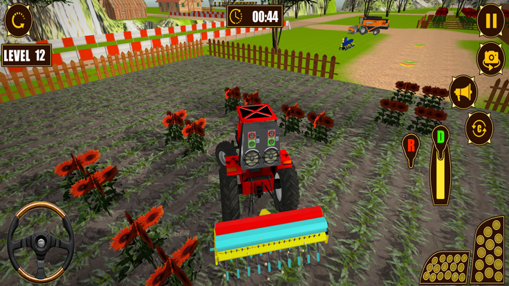 Modern Farmer Tractor Game 3D游戏截图