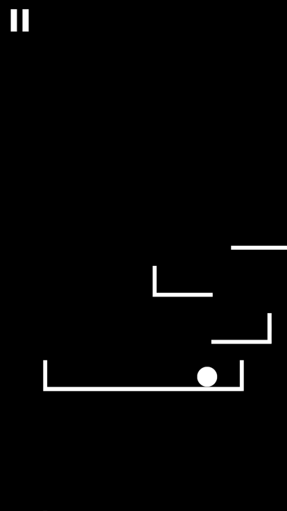 跳跃的白球游戏截图