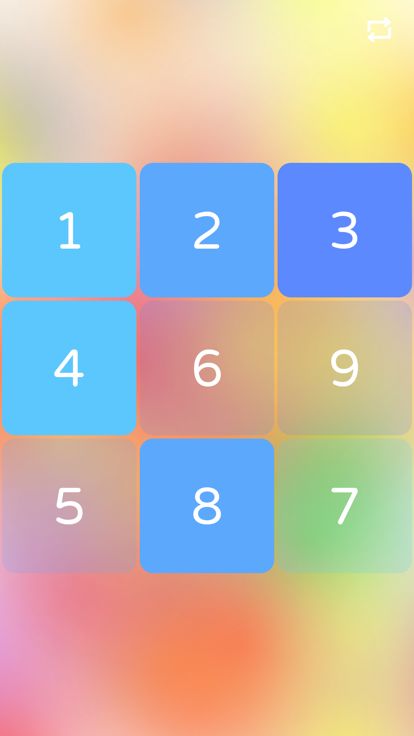 Numbers Loop - 2d Rubik's Cube游戏截图
