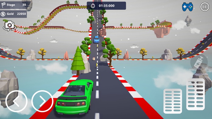 Car Stunts 3D - Sky Parkour游戏截图